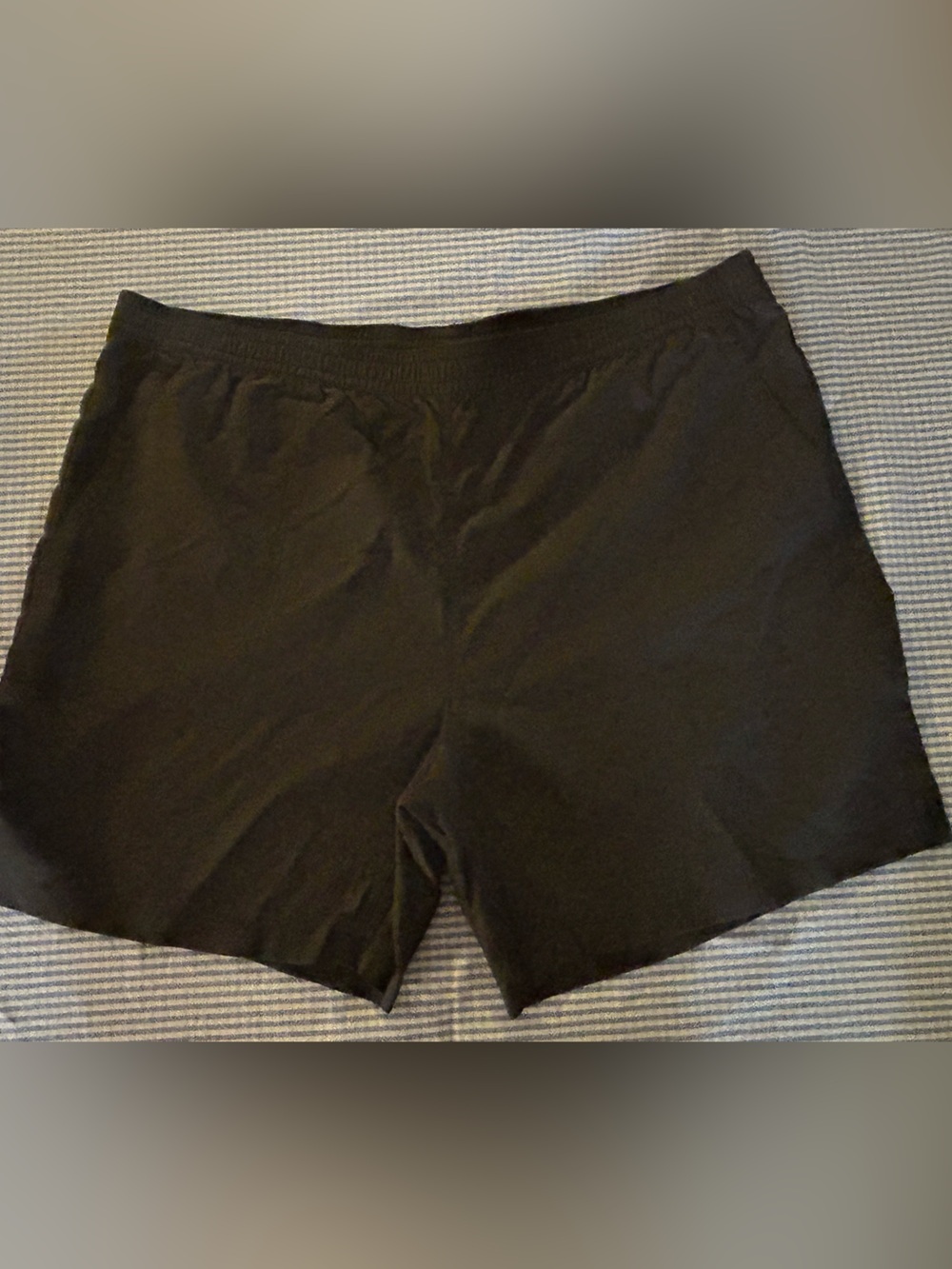 The North Face Men’s Shorts Drawstring Zipper Back Pocket Black/Dark Grey Sz XXL